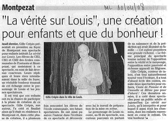 Article Midi Libre 10 04 2008